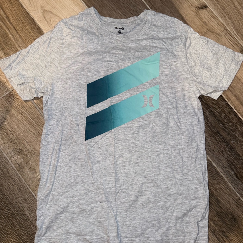 Hurley Gray T-Shirt men’s size M EUC - Picture 2 of 2